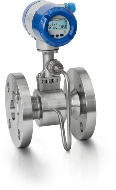 OPTISWIRL 4070 OPTISWIRL 4070 C – Caudalímetro Vortex – Versión compacta con compensación de la presión y temperatura integrada, válvula de cierre y brida