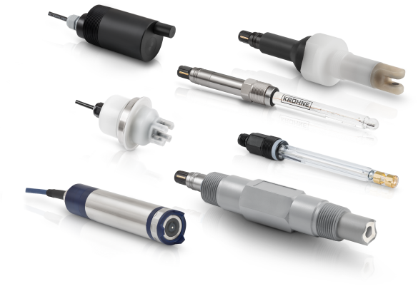 Аналитические датчики A collection of analytical sensors from KROHNE