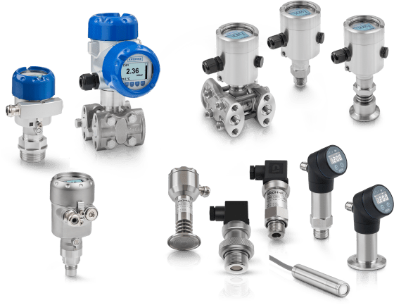 Transmetteurs de pression A collection of pressure transmitters from KROHNE