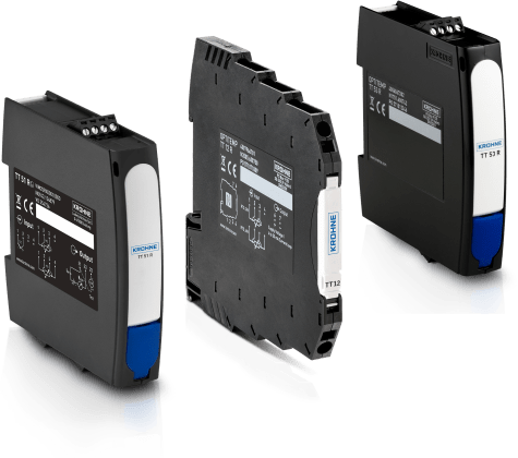 Rail-mounted temperature transmitters A collection of rail-mounted temperature transmitters from KROHNE