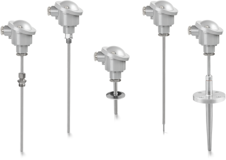 Termómetros de resistencia (RTD) A collection of resistance (rtd) temperature assemblies from KROHNE