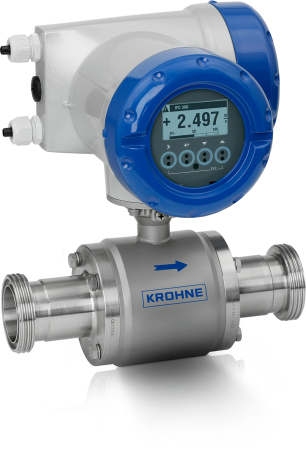 OPTIFLUX 6300 OPTIFLUX 6300 C Electromagnetic flowmeter – Compact version with aluminium housing and hygienic connection (DIN 11851)