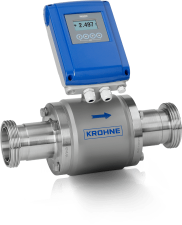 OPTIFLUX 6100 OPTIFLUX 6100 C Electromagnetic flowmeter – Compact version with aluminium housing and hygienic connection (DIN 11851)