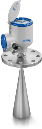 OPTIWAVE 5400 Radar (FMCW) level transmitter OPTIWAVE 5400 – Version with Horn antenna and flange connection