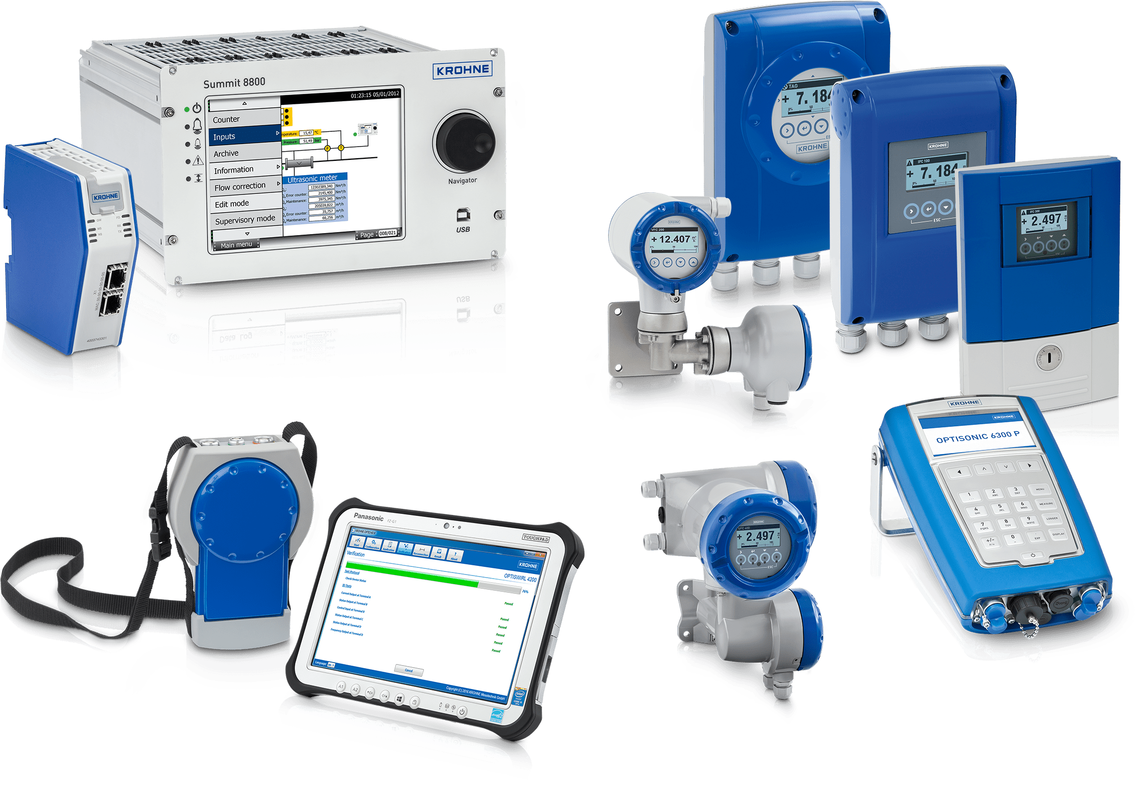 Components & peripheral equipment for flow measurement A collection of components & auxiliary equipment for flow measurement from KROHNE