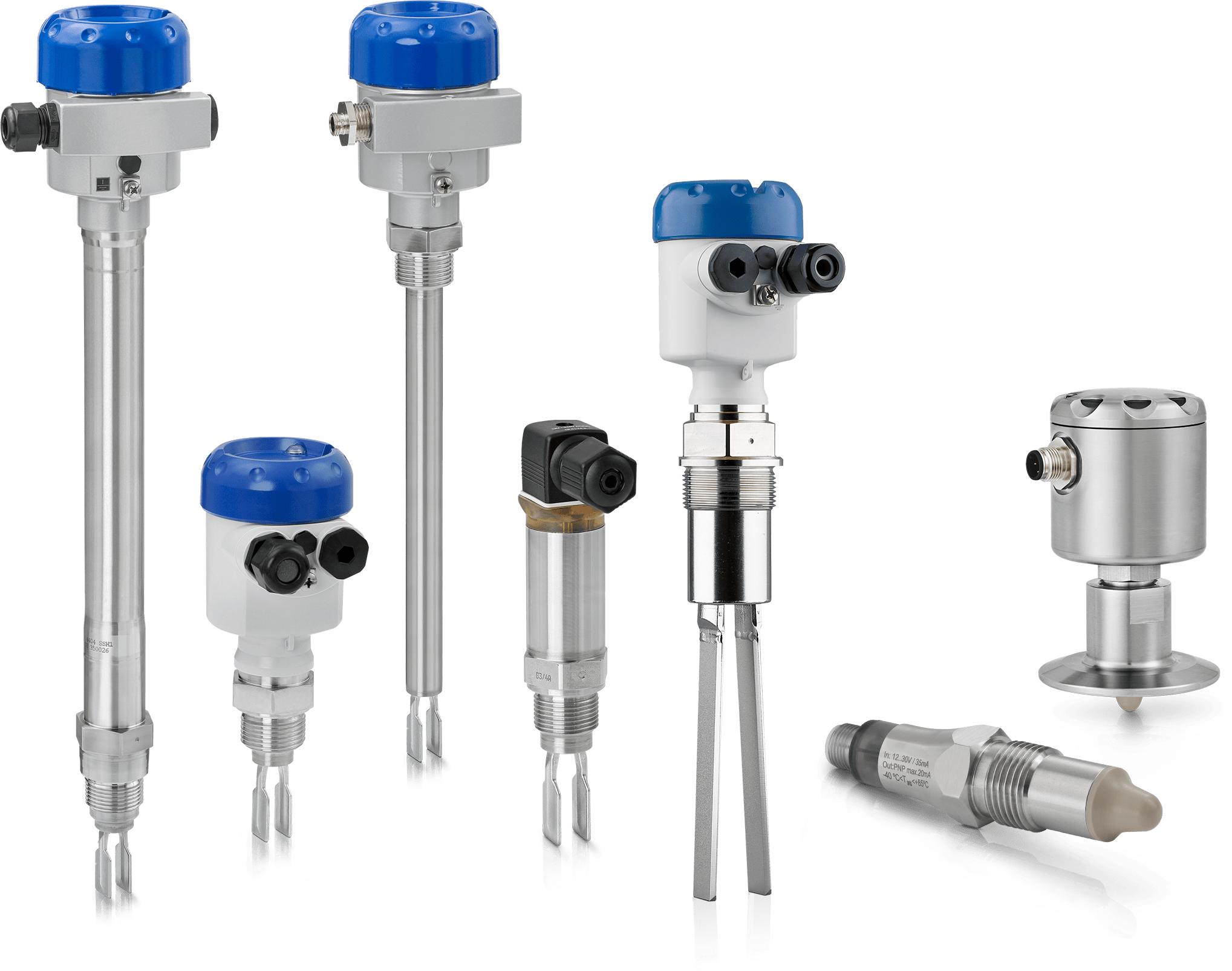 Interruptores de nivel A collection of level switches from KROHNE