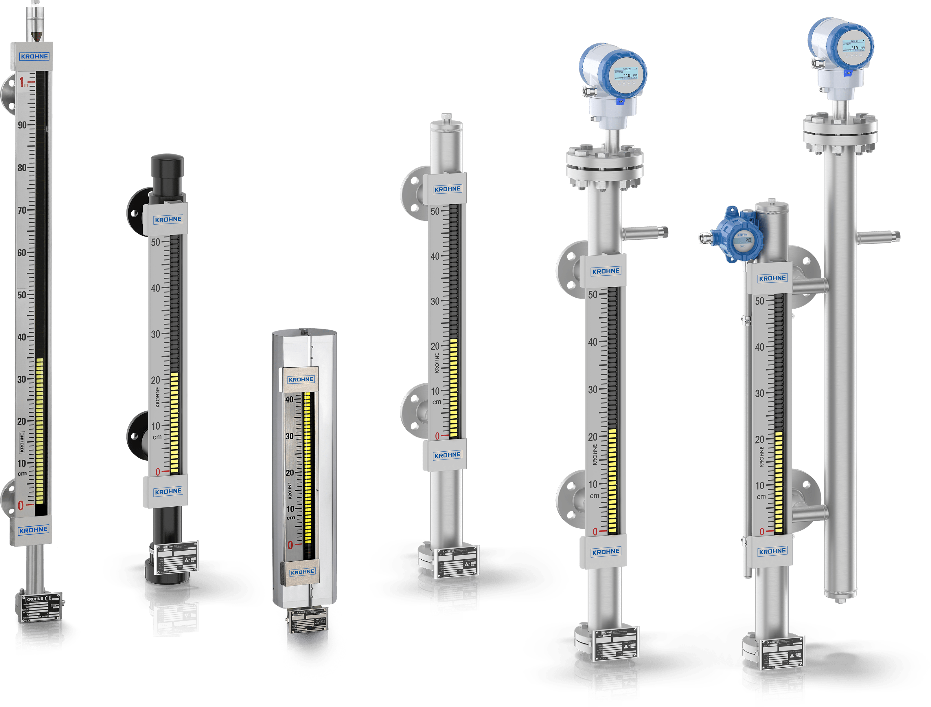 Magnetic level indicators Magnetic level indicators