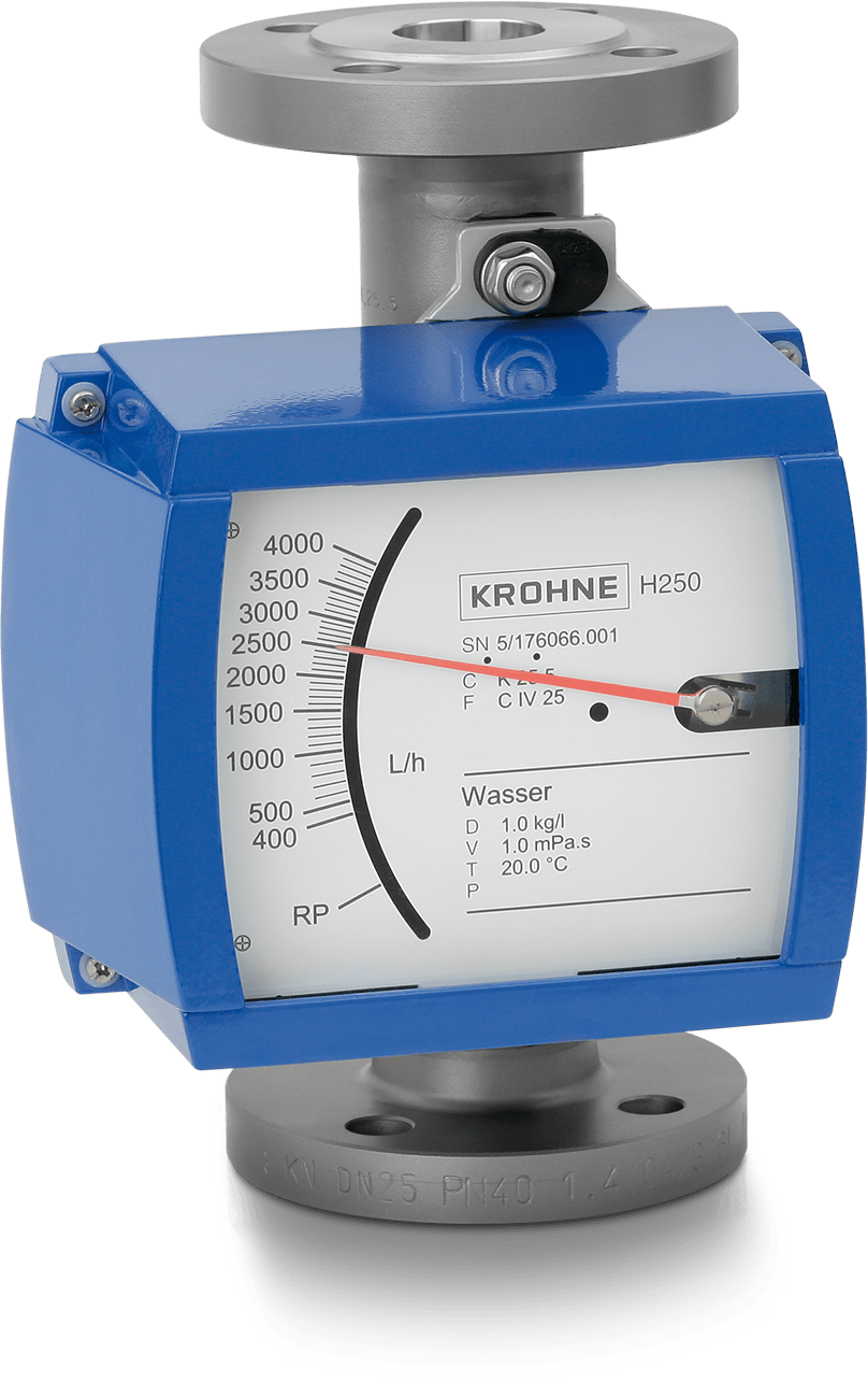 H250 M9 H250 M9 Variable area flowmeter – Standard version with flange