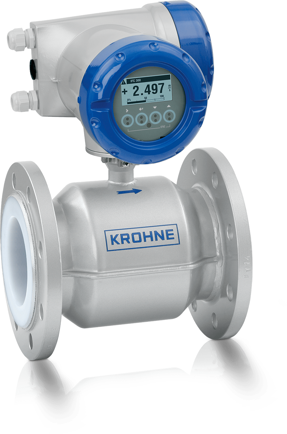 OPTIFLUX 4300 Magneticko-indukční průtokoměr OPTIFLUX 4300 C — kompaktní provedení
