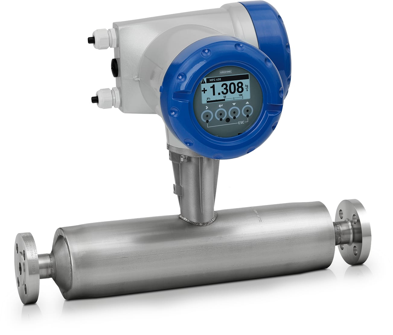 OPTIMASS 1400 OPTIMASS 1400 C Coriolis mass flowmeter – Compact version with flange