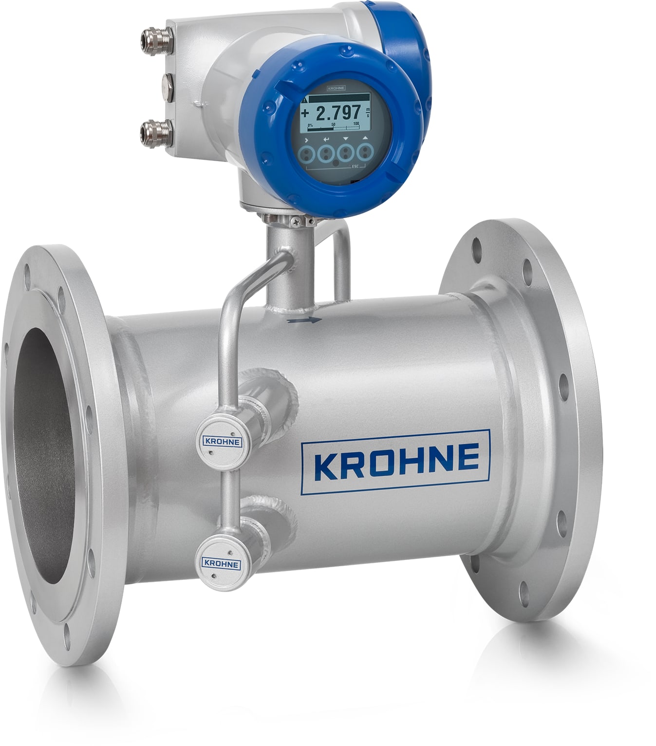 OPTISONIC 7300 OPTISONIC 7300 C Ultraschall-Durchflussmessgerät – Kompakt-Ausführung mit Flansch