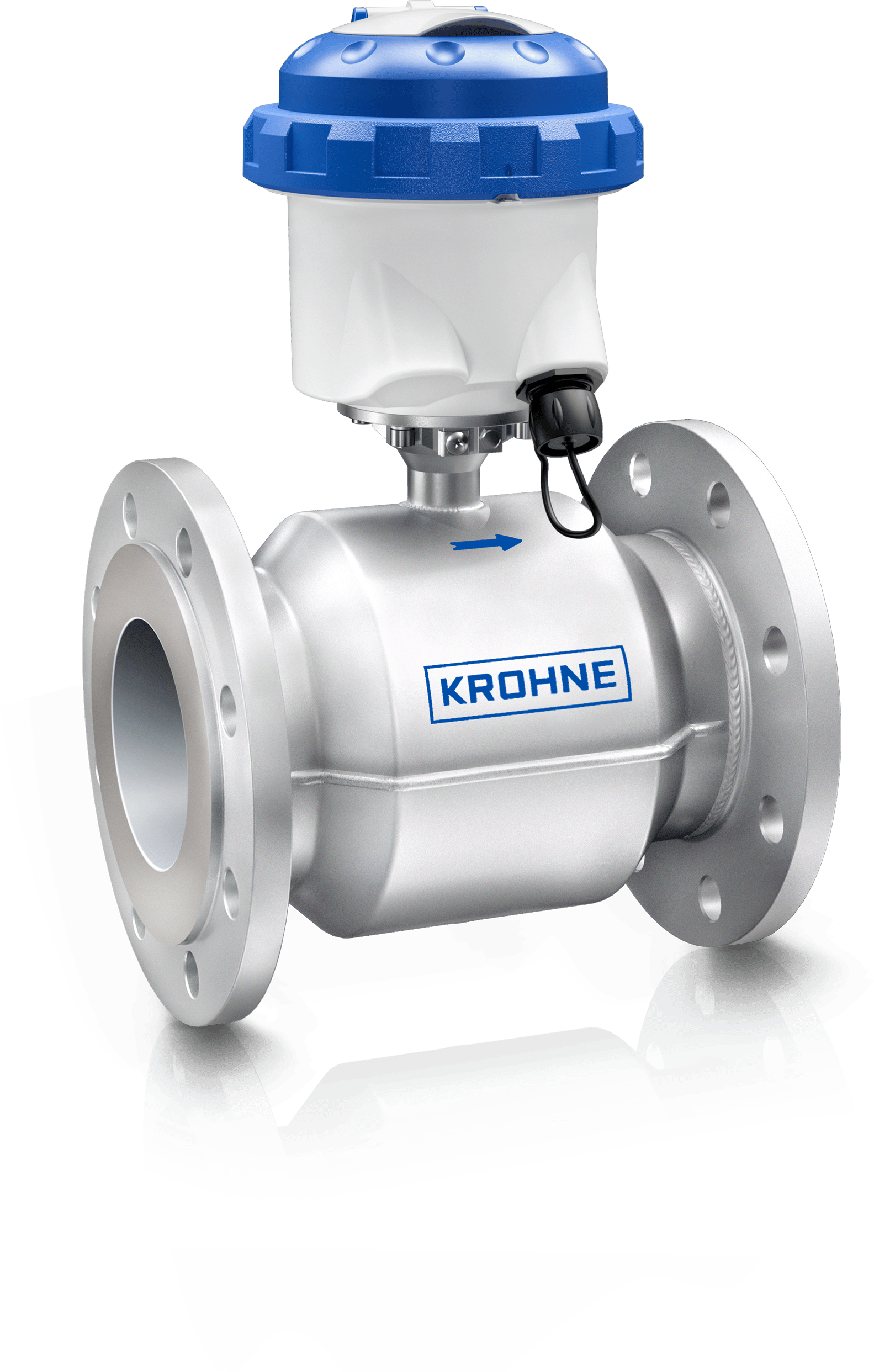 WATERFLUX 3070 Magneticko-indukční průtokoměr WATERFLUX 3070 C — kompaktní provedení s napájením z baterií