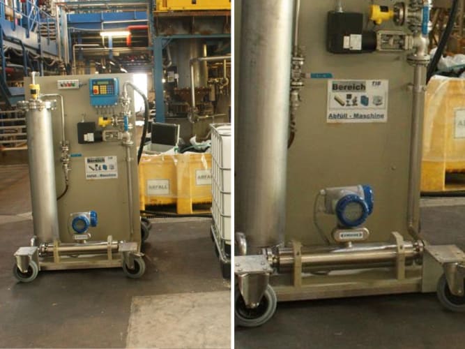 Custody transfer liquid shipping container filling KROHNE Group