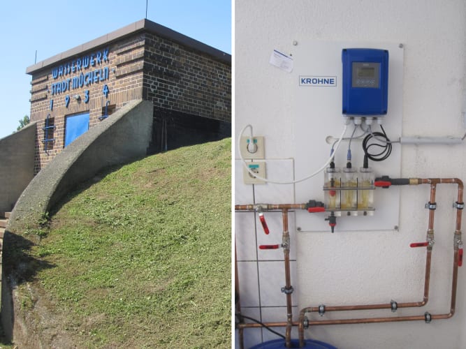 Measurement of free chlorine in a drinking water system KROHNE Group