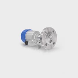 OPTIBAR PM 5060 with OPTIBAR DSP 3000 diaphragm seal: View of the metallic diaphragm OPTIBAR PM 5060 with OPTIBAR DSP 3000 diaphragm seal: View of the metallic diaphragm