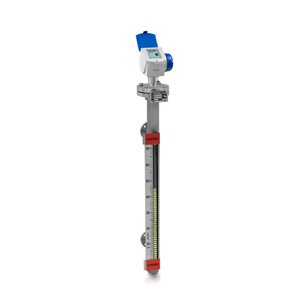 Magnetic bypass level indicator with radar BM 26 W7300 – Version with OPTIWAVE 7300 FMCW radar