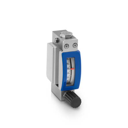 DK32 Variable area flowmeter – Mechanical indicator with horizontal connections