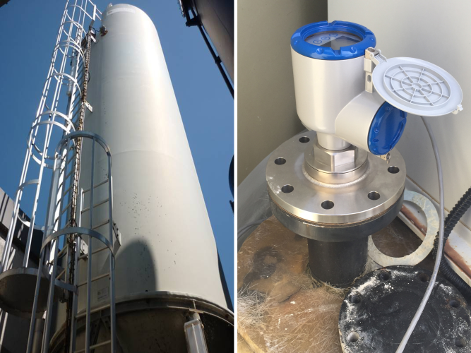 Level measurement of lime in a wastewater treatment plant KROHNE Group