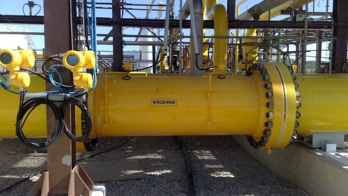Flow volume control of natural gas storage Krohne Applications | KROHNE ...