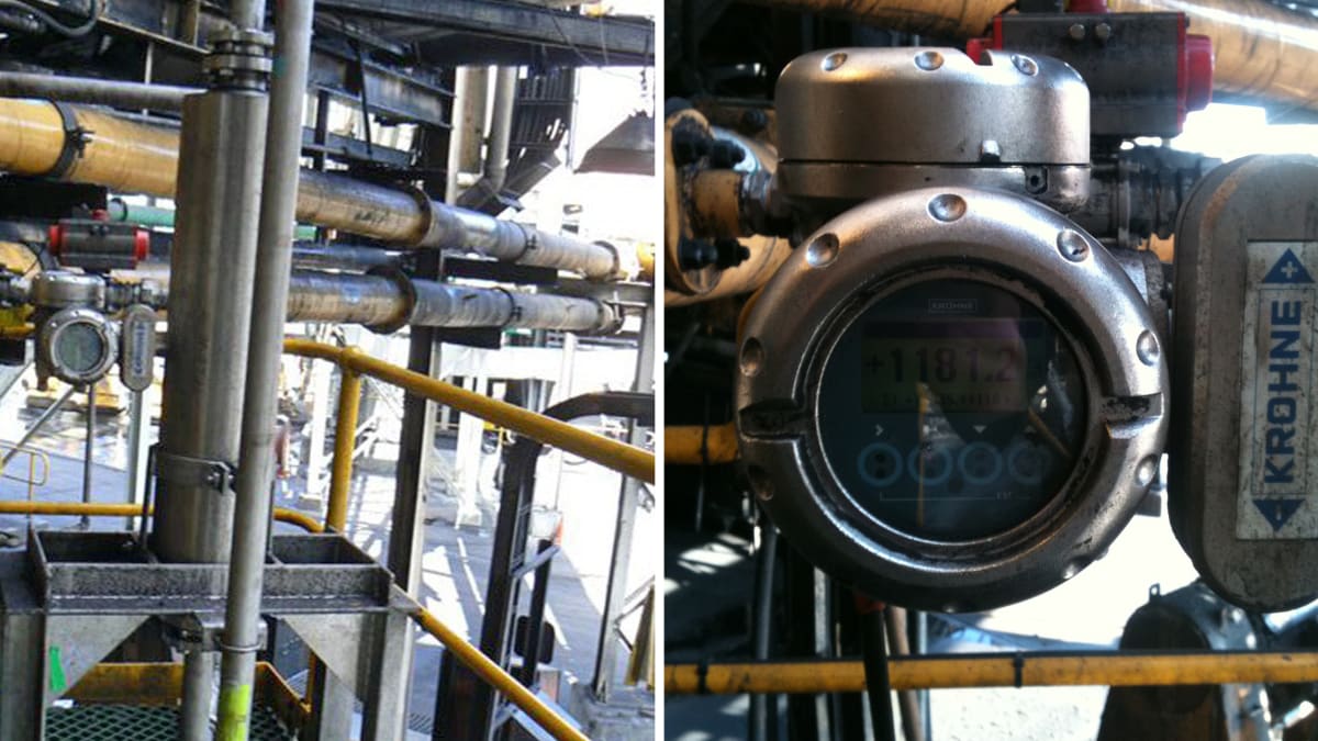 Nonradiometric density measurement of tailings thickener underflow