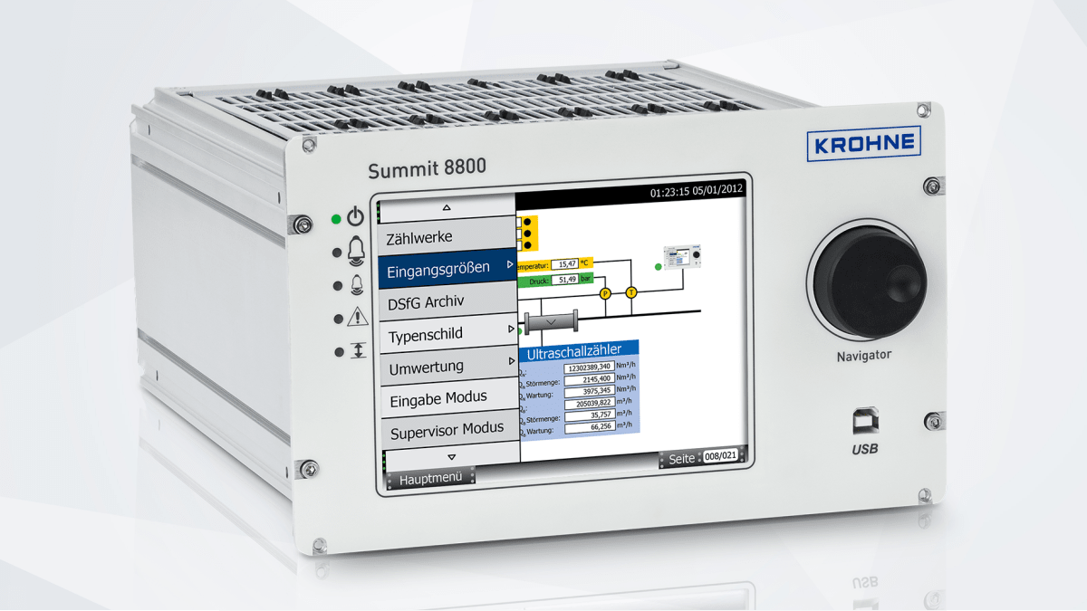SUMMIT 8800 For custody transfer (CT) measurement | KROHNE Group