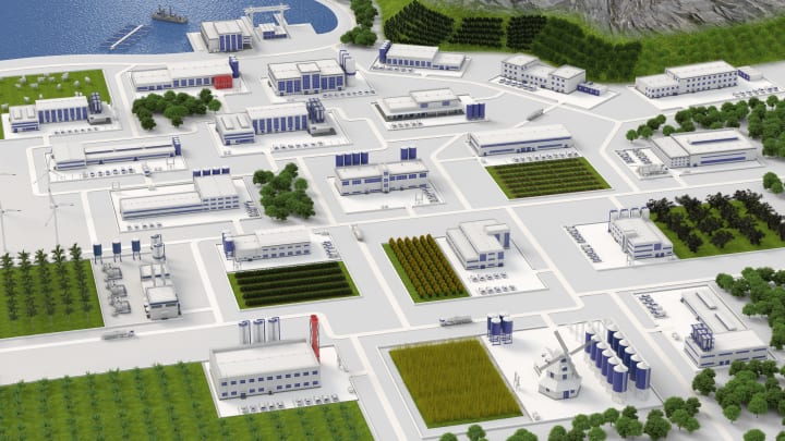 Food beverage industry 3dvisualisation