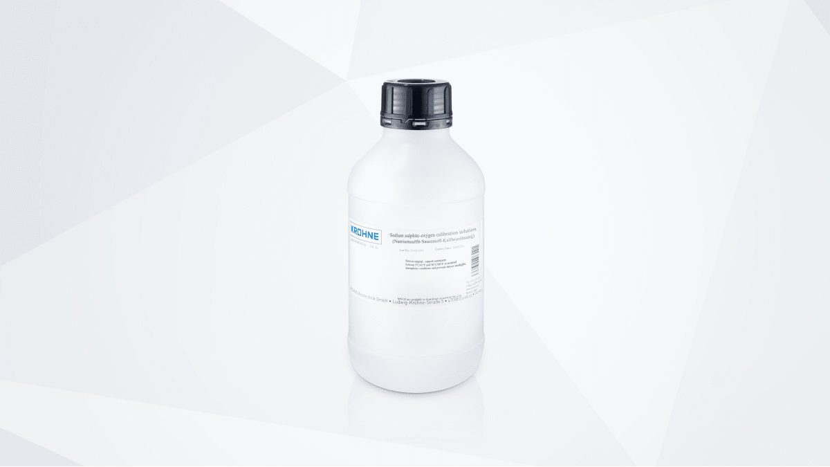 Dissolved oxygen standard solution Consumables KROHNE Group