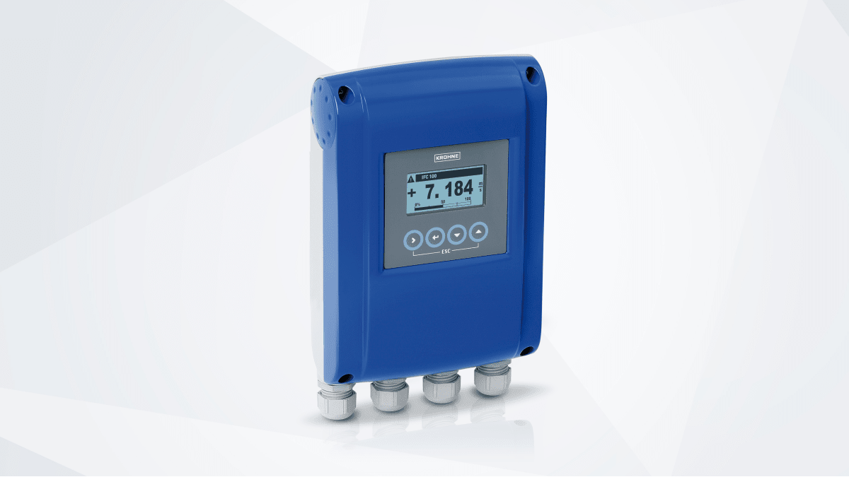 IFC 100 For combination with OPTIFLUX and WATERFLUX flow sensors