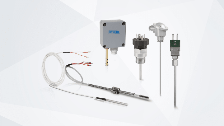 Temperature sensors A collection of temperature sensors from KROHNE