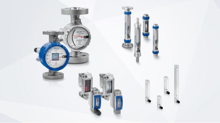 Variable area flowmeters A collection of variable area flowmeters from KROHNE