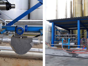 Clamp-on flow measurement