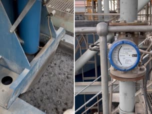 Flow and density measurement