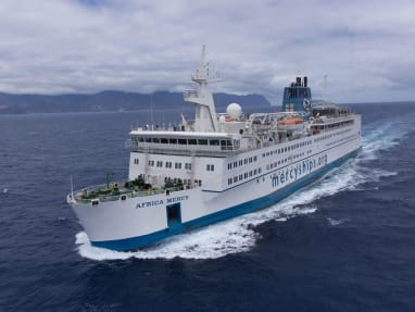 Fuel consumption and emission monitoring on a hospital ship