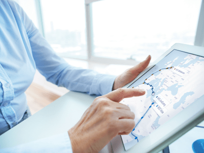 EcoMATE Cloud showing on an tablet screen