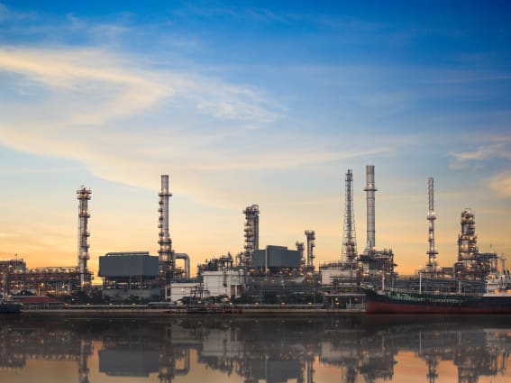 Industry at seaside Industry at seaside