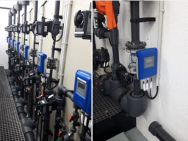 Dosing of sodium hypochlorite solution for drinking water disinfection