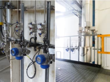Equipping a biomass plant with process instrumentation for billing steam quantities
