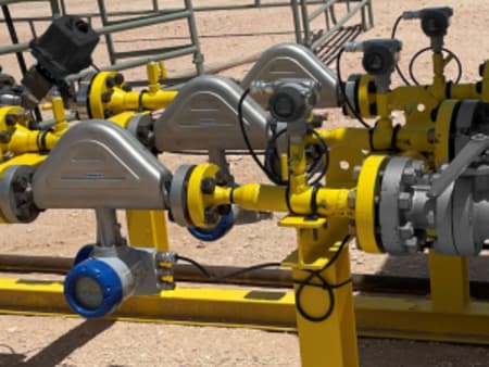 Flow measurement of natural gas for gas lift