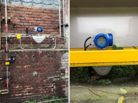 Mass flow measurement of hydrogen