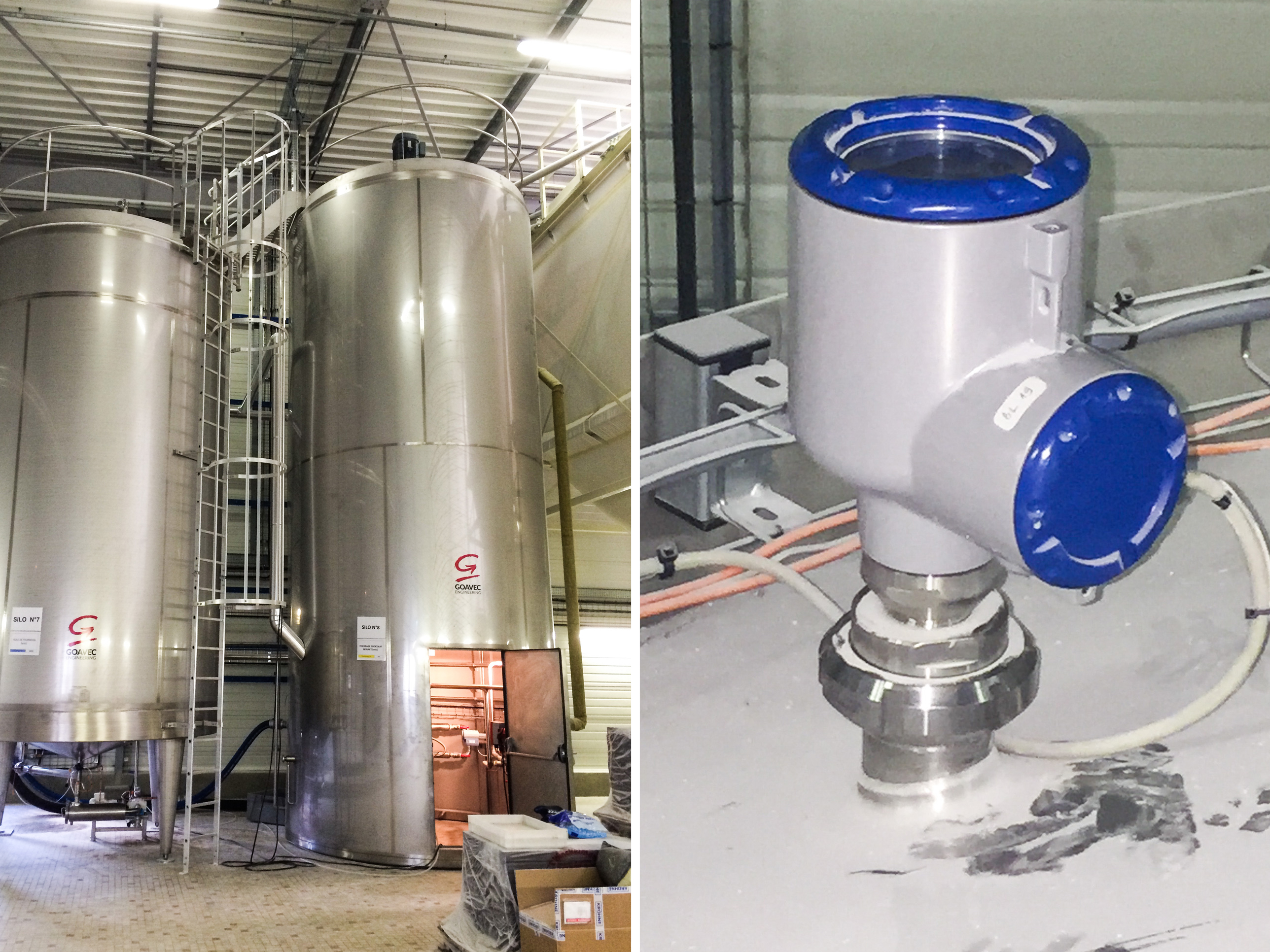 Level measurement of liquid chocolate in an industrial bakery Level measurement of liquid chocolate in an industrial bakery