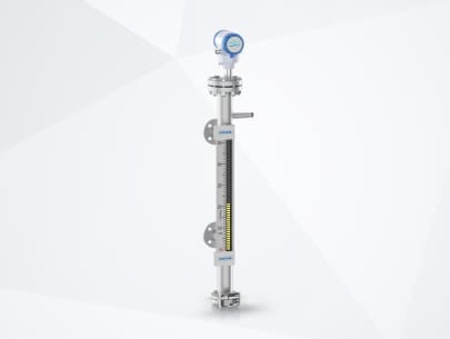 BM26A-8000-BI magnetic level indicator with guided radar (TDR) level transmitter