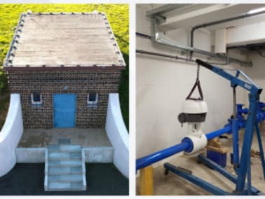 Level control for feeding of elevated water tanks