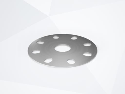 Low pressure flange disc