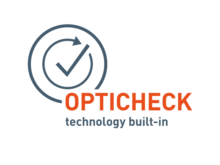 OPTICHECK technology built-in tech icon OPTICHECK technology built-in tech icon