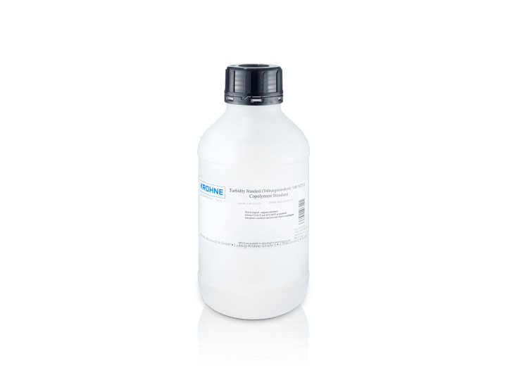 Turbidity standard 100 NTU 1 L Calibration standard (100 NTU) for turbidity sensors – 1 L container