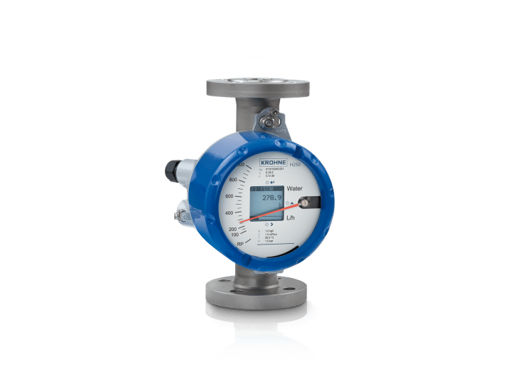 H250 M40 Standard H250 M40 Variable area flowmeter – Standard version with flange