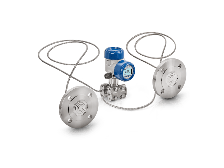 OPTIBAR DP 7060 with diaphragm seal OPTIBAR DP 7060 Differential pressure transmitter with capillary diaphragm seals