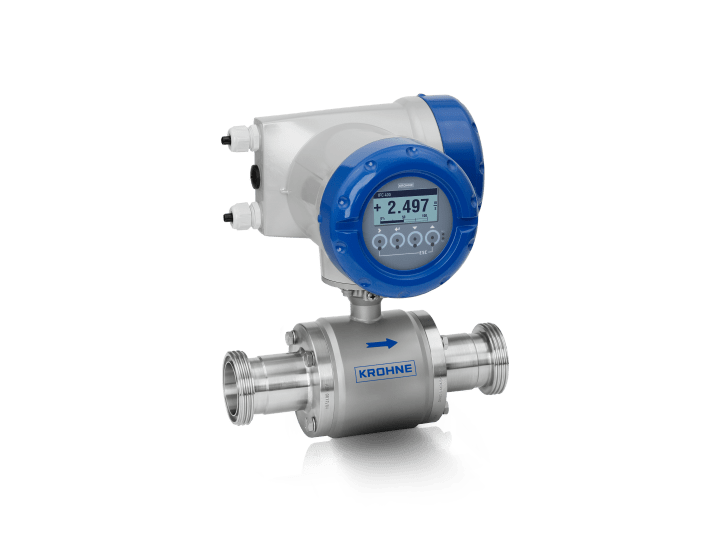OPTIFLUX 6400 C – Compact version with hygienic DIN 11851 connection OPTIFLUX 6400 C – Compact version of KROHNE electromagnetic flowmeter with hygienic DIN 11851 connection for food and beverage applications