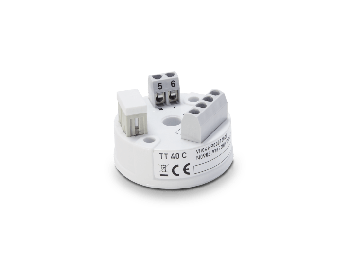Head-mounted temperature transmitter OPTITEMP TT 40 C – Standard version