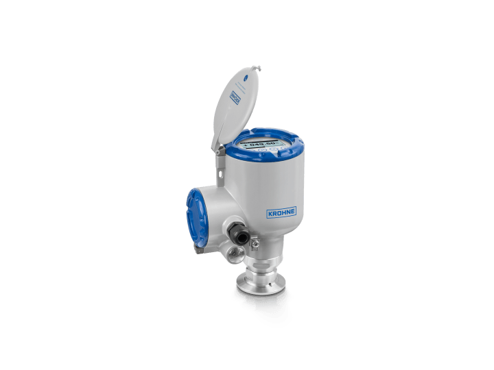 OPTIWAVE 3500 C with DN25 PEEK lens antenna and clamp OPTIWAVE 3500 C – 80 GHz radar (FMCW) level transmitter for liquids hygienic applications